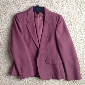 Burgundy professional petite jacket